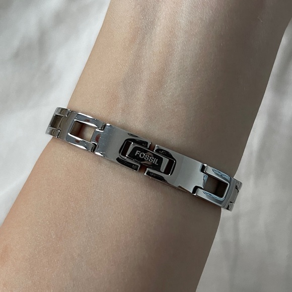 FOSSIL Watch, Blue Face with Stainless Steel Band - Picture 6 of 6